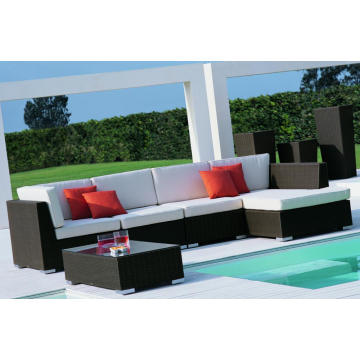 Plastic Garden Furniture Powder Coating Sofa Set